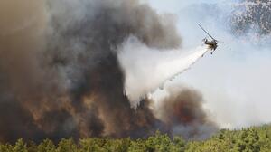 Αδιάκοπη η μάχη με τις φλόγες στη Δυτική Αττική - Επιχειρούν 23 εναέρια μέσα