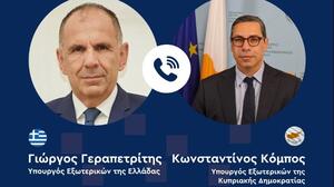 Επικοινωνία Γεραπετρίτη-Κόμπου για μια βιώσιμη λύση του Κυπριακού