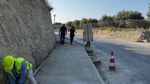 Στα έργα οδικής ασφάλειας στο ΙΤΕ και ανάπλασης της πλατείας Ελευθέρνης ο Δήμαρχος Ηρακλείου 
