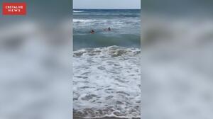 Χανιά: Μάχη με τα κύματα για τη διάσωση γυναίκας στον Καβρό - Συγκλονιστικό βίντεο