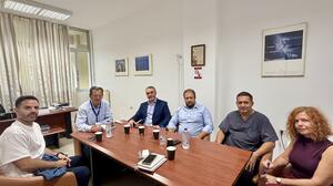Επίσκεψη Μ. Χνάρη στο Γενικό Νοσοκομείο Ρεθύμνου