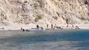 Στο Αγιοφάραγγο αποβιβάστηκε μια ακόμα ομάδα μεταναστών - Βίντεο