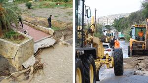 Αδιάκοπη η μάχη για την αποκατάσταση της κυκλοφορίας - Άρχισαν οι πρώτες καταγραφές των ζημιών