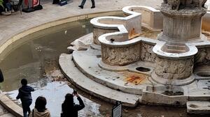 Μια... στενάχωρη εικόνα στο κέντρο του Ηρακλείου