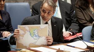 Με ένα χάρτη στα χέρια, ο Μητσοτάκης έστειλε το μήνυμα στον ΟΗΕ! (βίντεο)