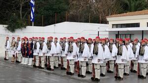  Οι Εύζωνες της Προεδρικής Φρουράς στο Αρκαλοχώρι