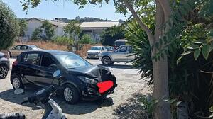 Κορώνη Μαγαρά: Το «κρυμμένο» STOP προκάλεσε τροχαίο (φωτογραφίες)