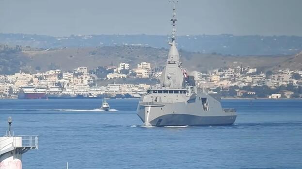 Στον Πειραιά για πρώτη φορά η φρεγάτα «Κίμων» - Δείτε βίντεο 