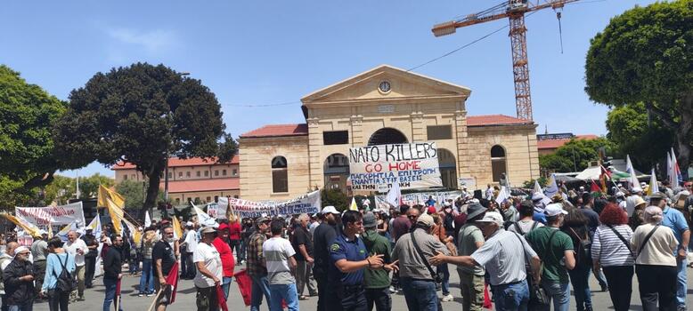 Στην παγκρήτια κινητοποίηση, στην πλατεία Σπλάντζιας, και η Πρωτοβουλία CloseSoudaBase