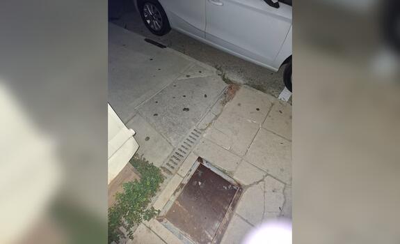 Επικίνδυνο φρεάτιο στην πλατεία Κύπρου - Ανατράπηκε καρότσι