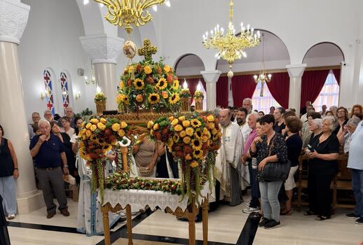 «Ἐν τῇ Κοιμήσει τὸν κόσμον οὐ κατέλιπες, Θεοτόκε»