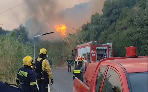 Ρέθυμνο - Φωτιά στα Σελλιά: Στην πρώτη γραμμή οι εθελοντές! (ΦΩΤΟ)