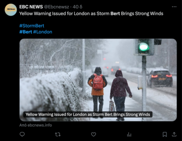 Κακοκαιρία Αγγλία