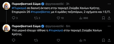 πυροσβεστική στο twitter