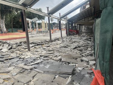 Πλατεία Ελευθερίας Ηράκλειο εργοτάξιο 