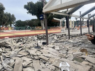Πλατεία Ελευθερίας Ηράκλειο εργοτάξιο 