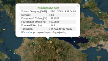 σεισμός αίγιο