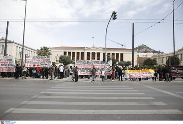 Αθήνα, πορεία, Τέμπη