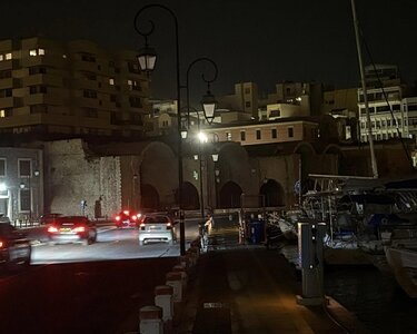 Κούλες, Παραλιακή λεωφόρος, Ηράκλειο