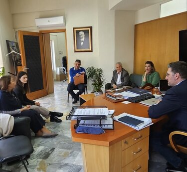 Ο Δήμαρχος Μαλεβιζίου συναντήθηκε με εκπροσώπους του Διεθνούς Οργανισμού Μετανάστευσης 
