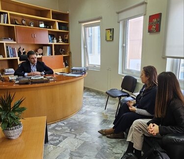 Ο Δήμαρχος Μαλεβιζίου συναντήθηκε με εκπροσώπους του Διεθνούς Οργανισμού Μετανάστευσης 