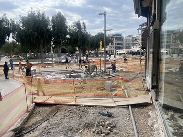 εργα πλατεία ελευθερίας