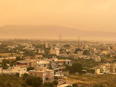 Ηράκλειο, Αφρικανική σκόνη