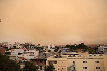 Αφρικανική σκόνη, Ηράκλειο