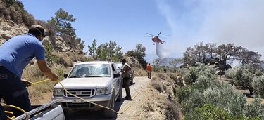 Φωτιά, Ιεράπετρα 