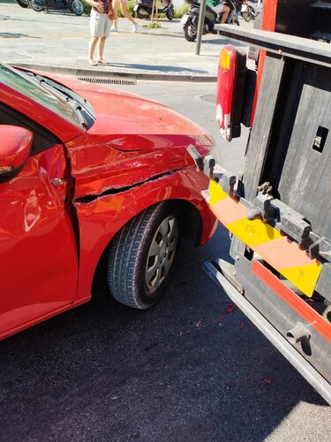 τροχαίο απορριμματοφόρο