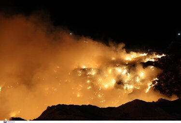 Φωτιά σε χώρο ταφής απορριμμάτων 