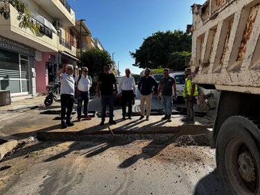 Σε εξέλιξη το πρόγραμμα ασφαλτοστρώσεων του Δήμου Ηρακλείου στη Νέα Αλικαρνασσό