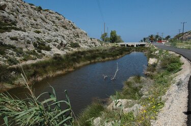 Φωτογραφία της εκβολής του Καλαθορέματος από την ιστοσελίδα www.ygrotopio.gr