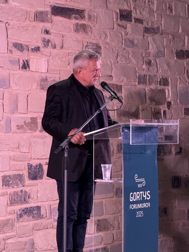 Ο Δήμαρχος Φαιστού στο Gortys Forum 2025