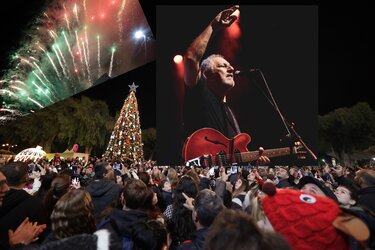 Νίκος Πορτοκάλογλου Φωταγώγηση δέντρου Ηράκλειο 2025