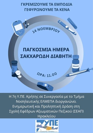 Παγκόσμια Ημέρα Διαβήτη 