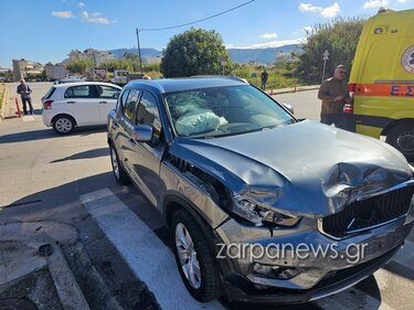 Χανιά: Στο νοσοκομείο δύο άτομα μετά από τροχαίο