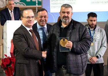  Ο Ταμπάκος χάρισε κίνητρα και έμπνευση στη γιορτή της αθλητικής αριστείας του Ρεθύμνου 