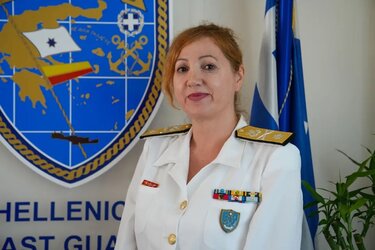 Η αρχιπλοίαρχος, κ. Δήμητρα Χασιώτη