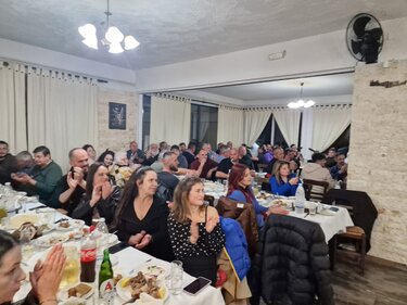 Οικοδόμοι, Γλέντι, Ρέθυμνο