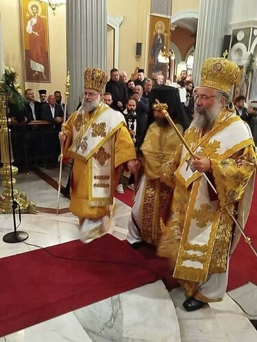 Ο Δήμαρχος Αγίου Βασιλείου στην χειροτονία του νέου Μητροπολίτη Λάμπης, Συβρίτου και Σφακίων κ.κ. Ιωακείμ