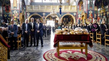 Στον εορτασμό του Πολιούχου του Κρουσώνα Αγίου Χαραλάμπους ο Περιφερειάρχης 