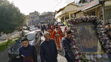 Στον εορτασμό του Πολιούχου του Κρουσώνα Αγίου Χαραλάμπους ο Περιφερειάρχης 