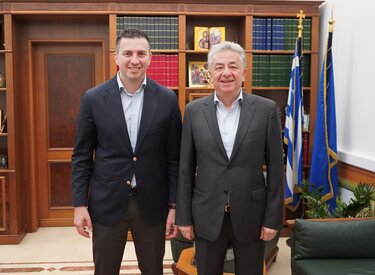  Συνάντηση με τον ΓΓ Επικοινωνίας και Ενημέρωσης είχε σήμερα ο Περιφερειάρχης Κρήτης