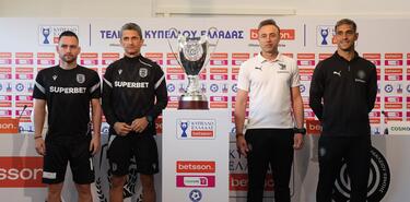 Live εικόνα: Η συνέντευξη Τύπου του τελικού κυπέλλου