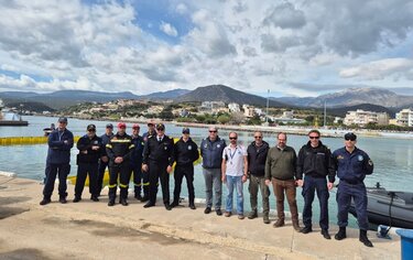 Θαλάσσια ρύπανση, Άσκηση ετοιμότητας, Άγιος Νικόλαος