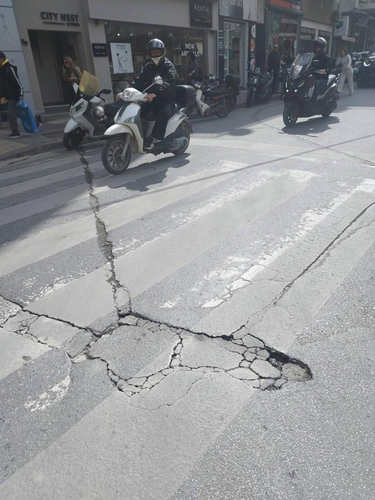 Ηράκλειο δρομος λακκούβα