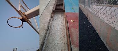 Εικόνες εγκατάλειψης στο γήπεδο Φορτέτσας