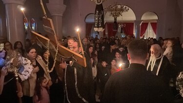 Παναγία Καμαριανή, Ακολουθία των Παθών