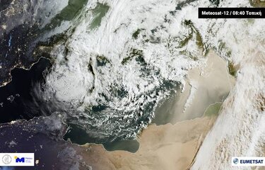 Αφρικανική σκόνη, Διάστημα